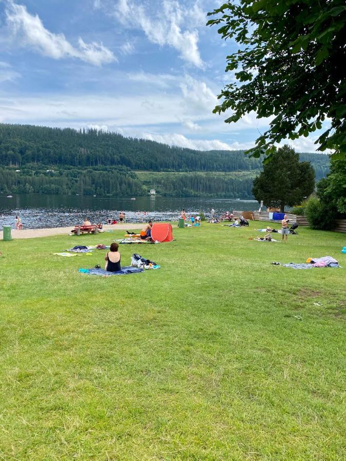 Exklusive 82 Qm Loftwohnung Mit Tiefgarage Und Sued-Balkon Zentral Titisee-Neustadt Luaran gambar